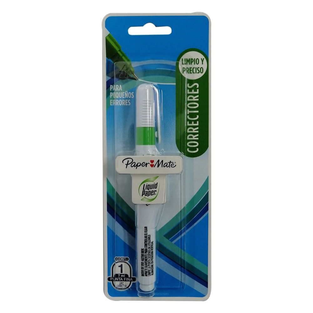 Corrector en Lápiz Paper Mate Punta Fina 7ml