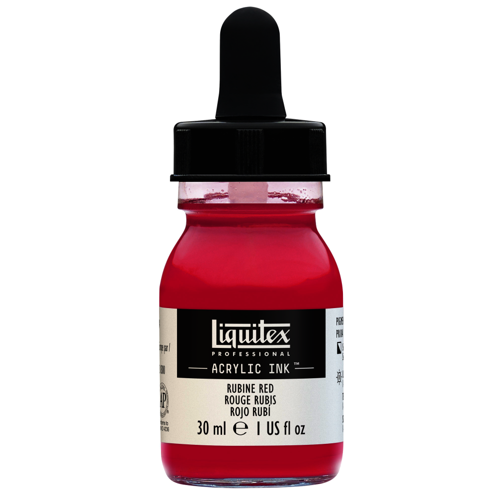 Tinta Liquitex Acrílica Rojo Rubi N.388 30ml