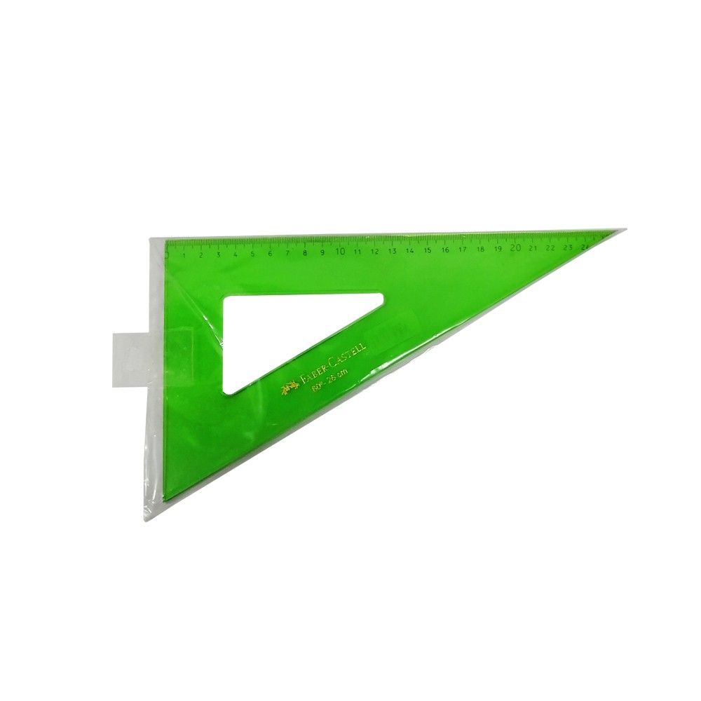 Escuadra 60 Grados Marca  Faber Castell  Ref 26Cm