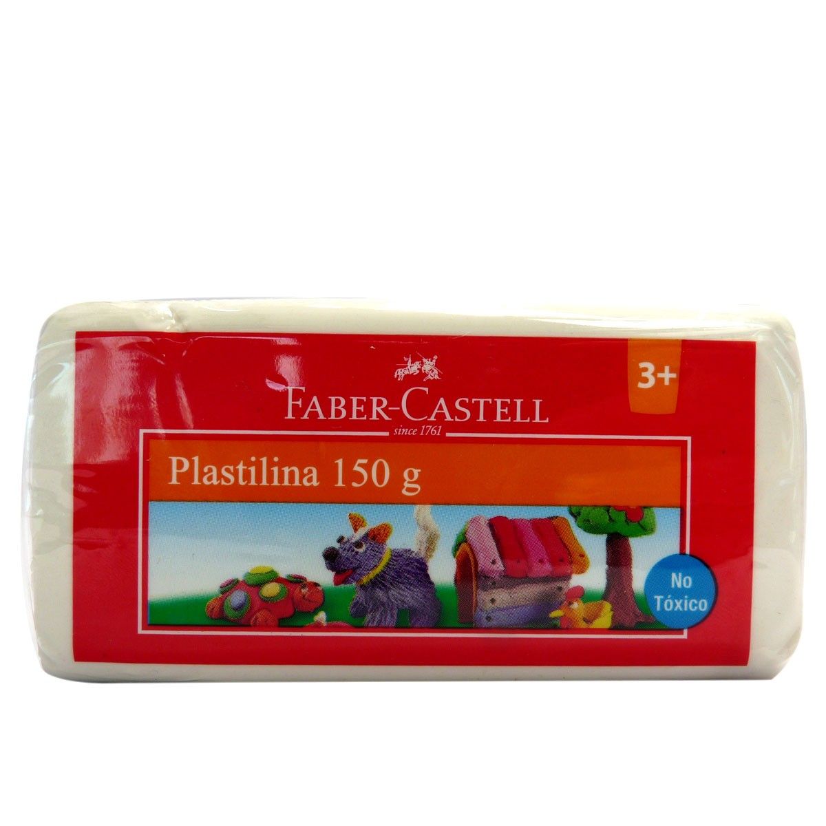 Plastilina Faber Castell Color Blanco 150grs +3 años