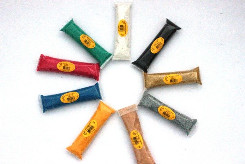 Arena para Maquetas Color Plateado 300gr