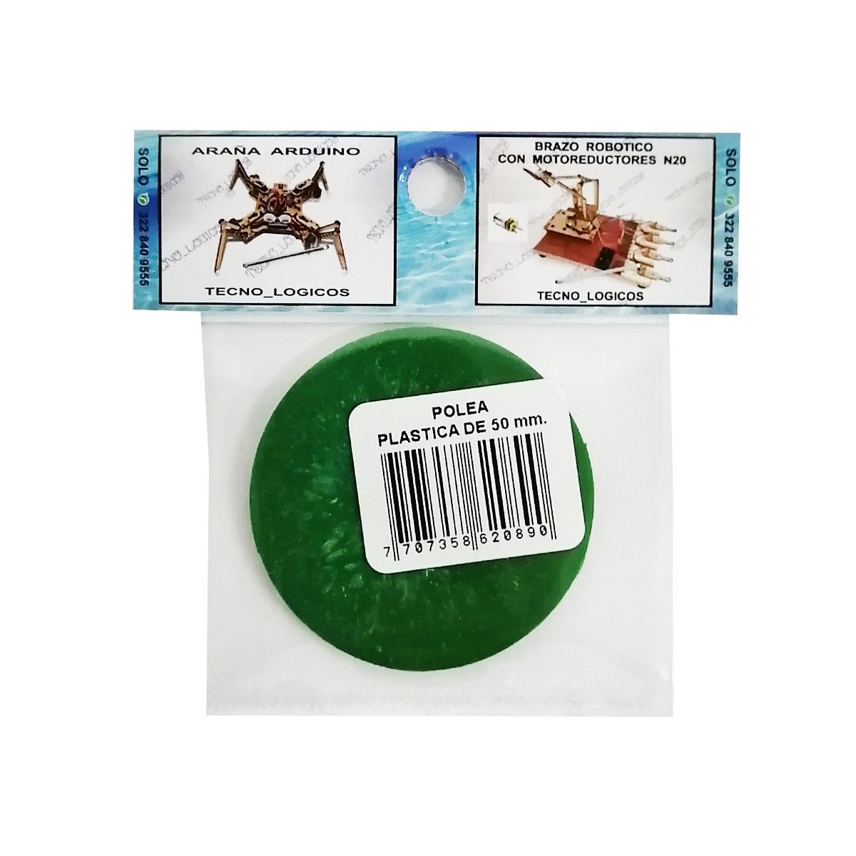 Polea Plastica de 50 MM X1 UND