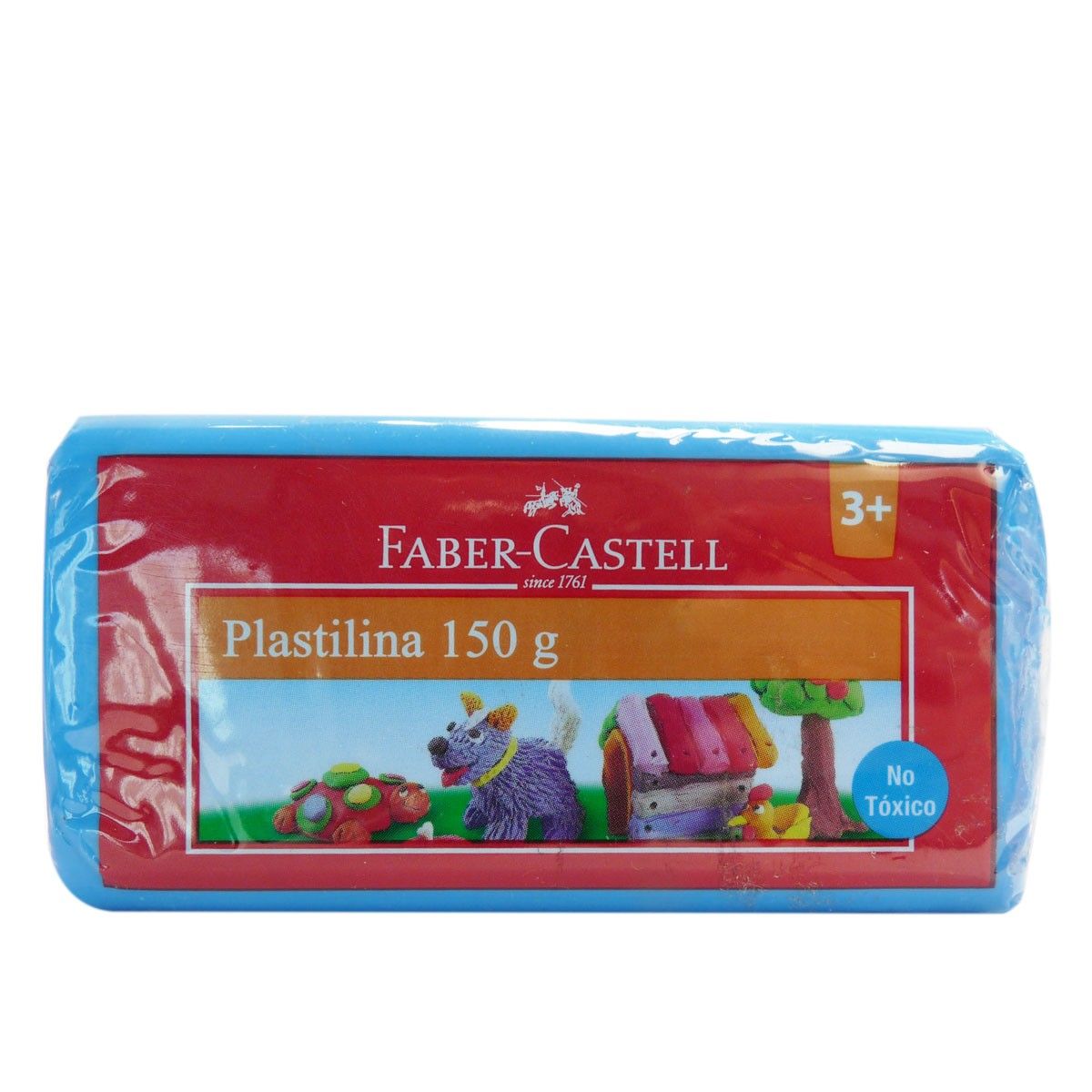 Plastilina Faber Castell Color Azul Claro 150grs +3 años