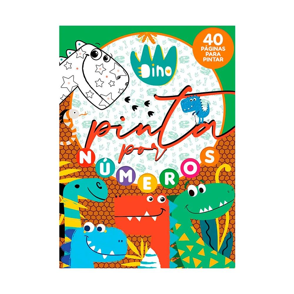 Dino Pinta Por Números