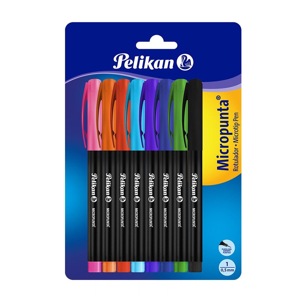 Micropunta Rotulador Pelikan Plus 157 0,5mm x8+1 und