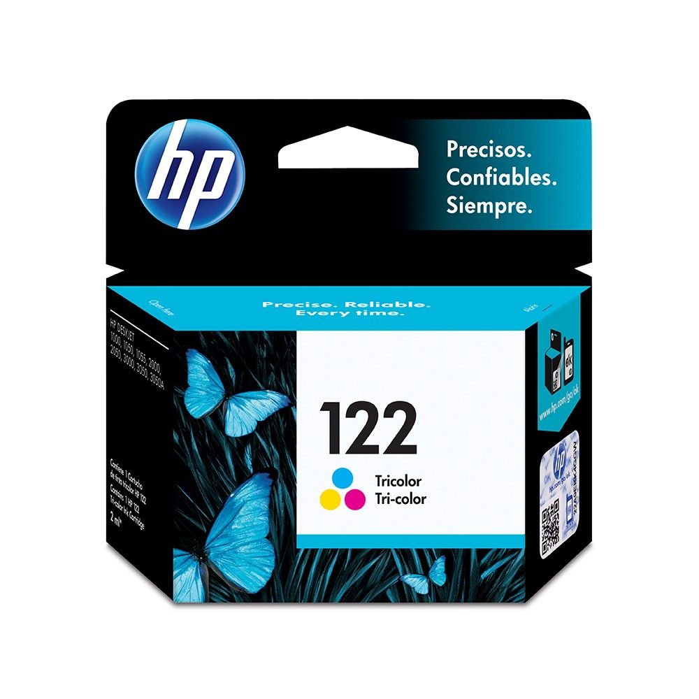 Cartucho de Tinta HP 122 Tricolor Original (CH562HL)