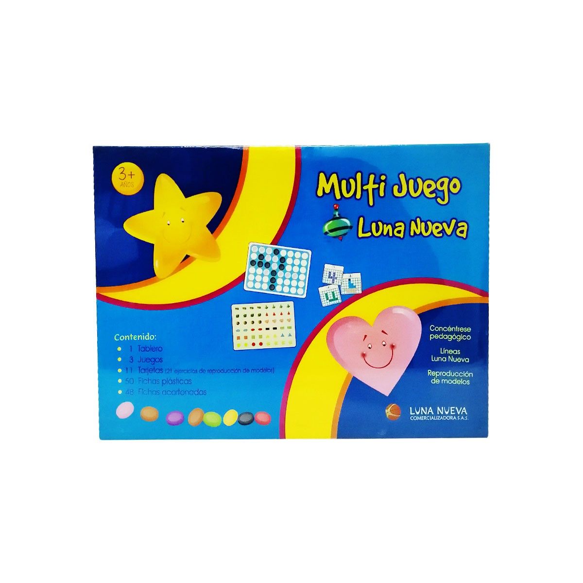 Juego De Mesa  Multijuegos Luna Nueva