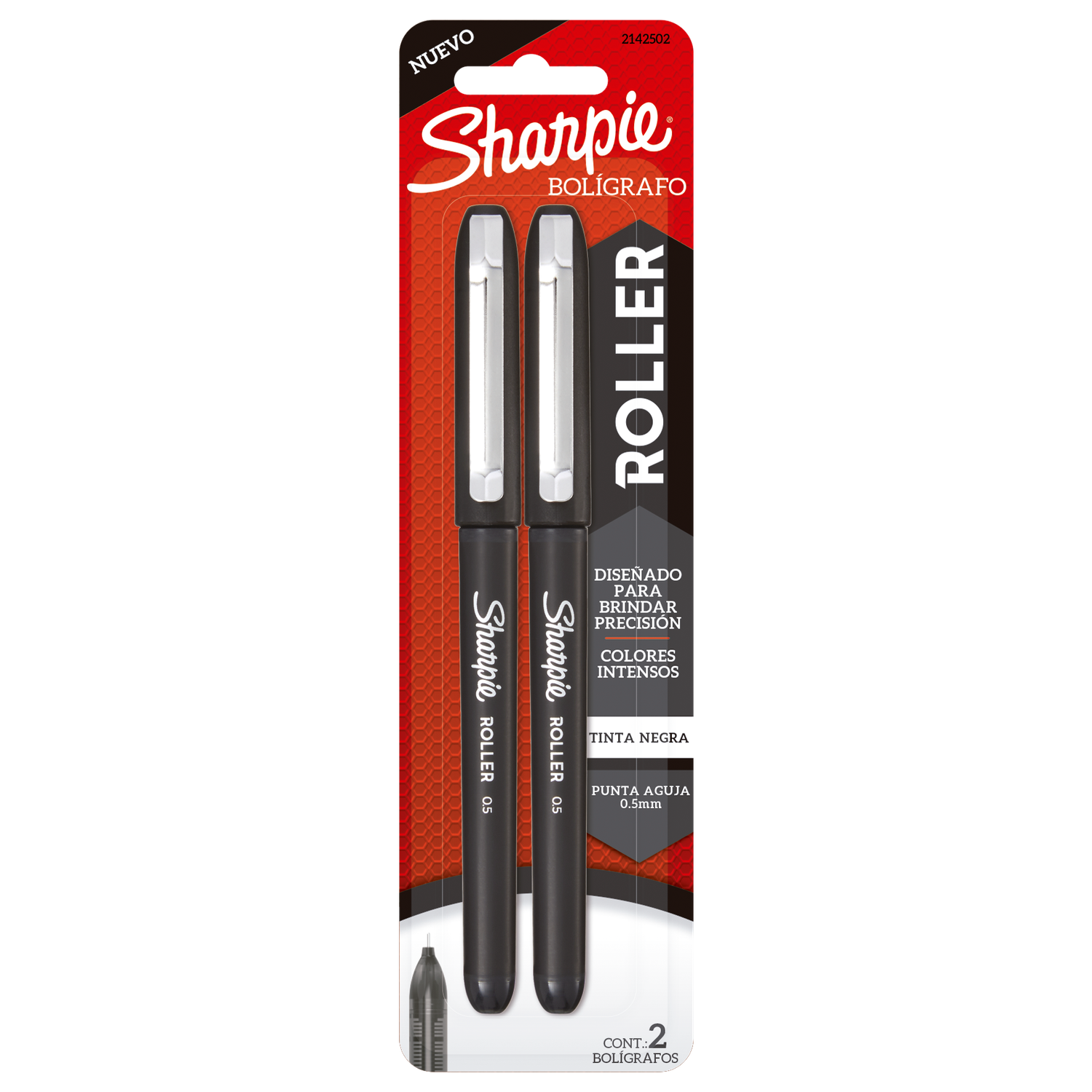 Bolígrafo Sharpie Roller X2 Und Negro