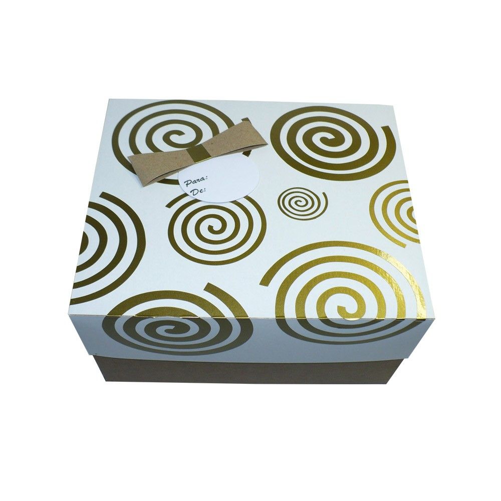 Caja De Regalo 30Cm Tapa Decorada