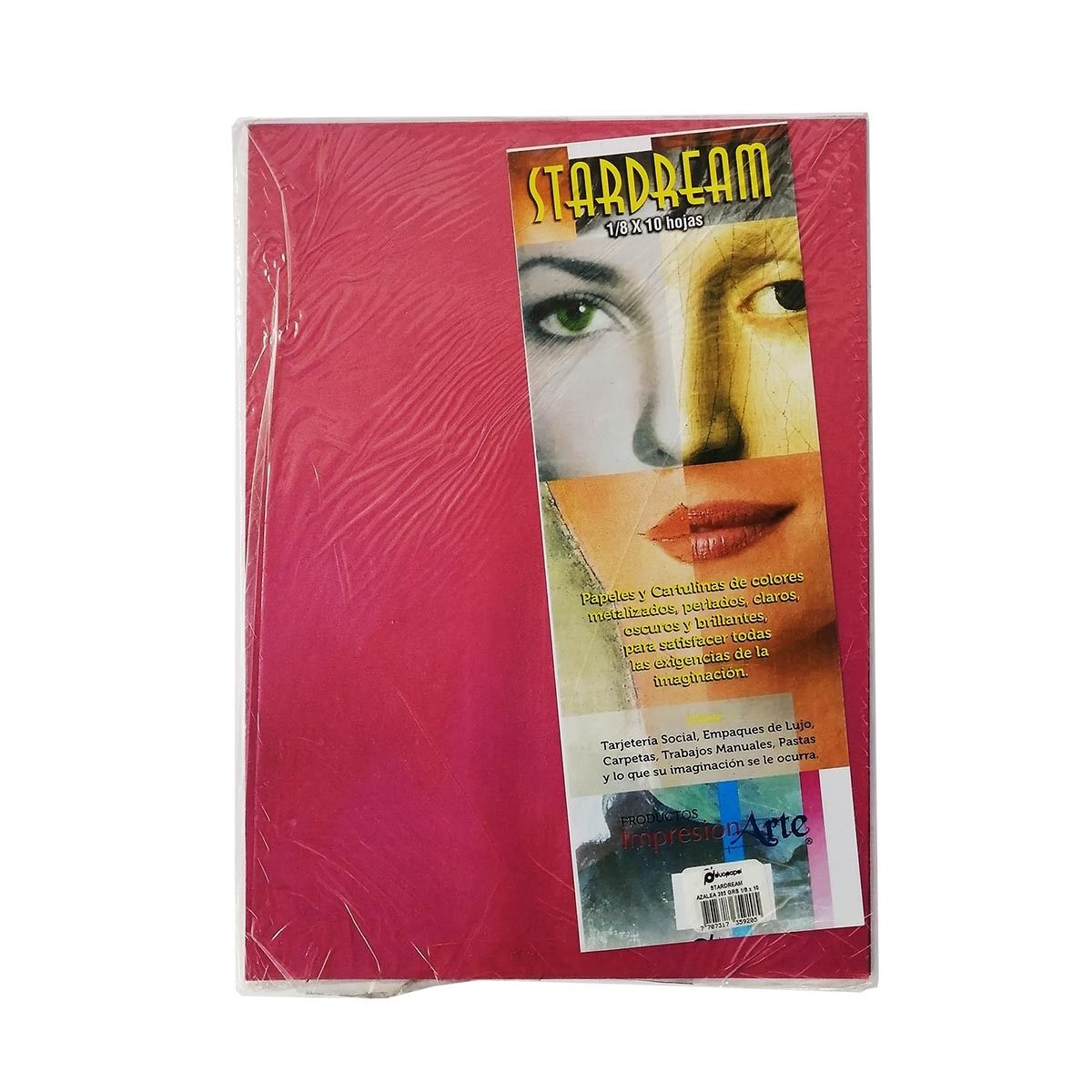 Cartulina Stard Azalea Tamaño 1/8 x10 285/240g