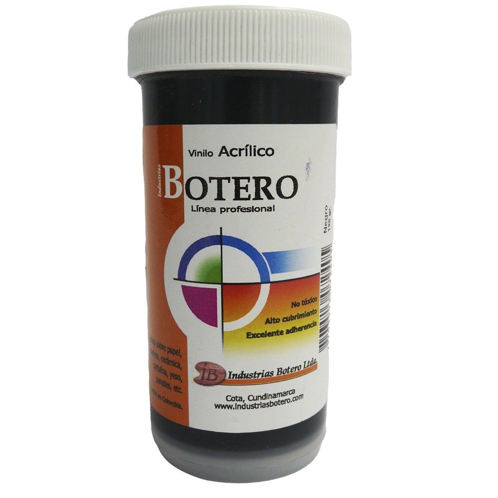 Vinilo Botero Profesional Negro 120ml