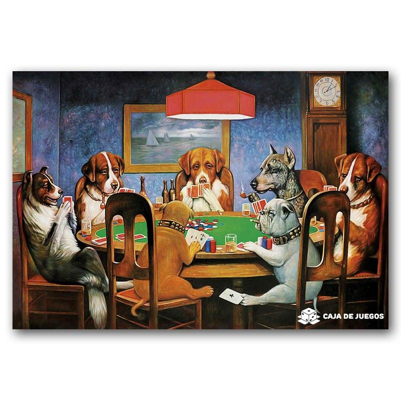 Rompecabezas  Perros Jugando Poker 1000 Piezas