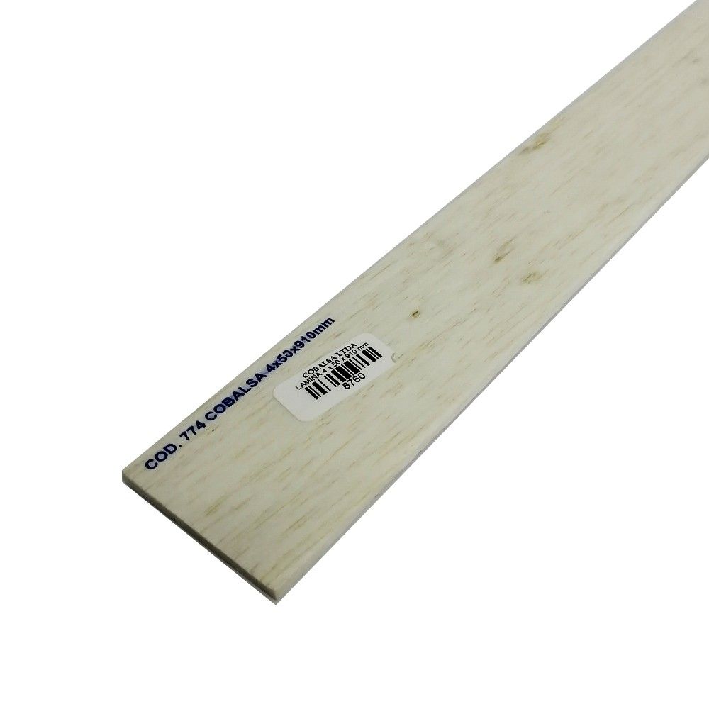 Lamina De Balso 4 mm x 50 mm x 910 mm