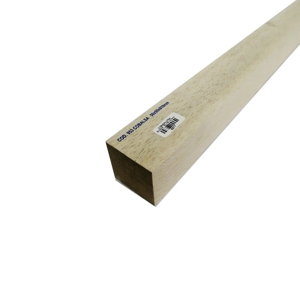Bloque de Balso 50 mm x 50 mm x 910 mm