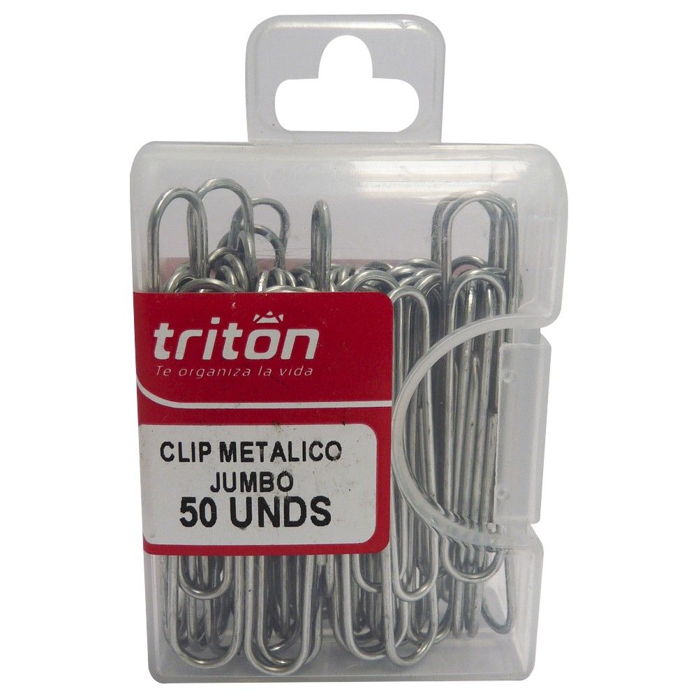 Clip Metálico Triton Jumbo x50 und