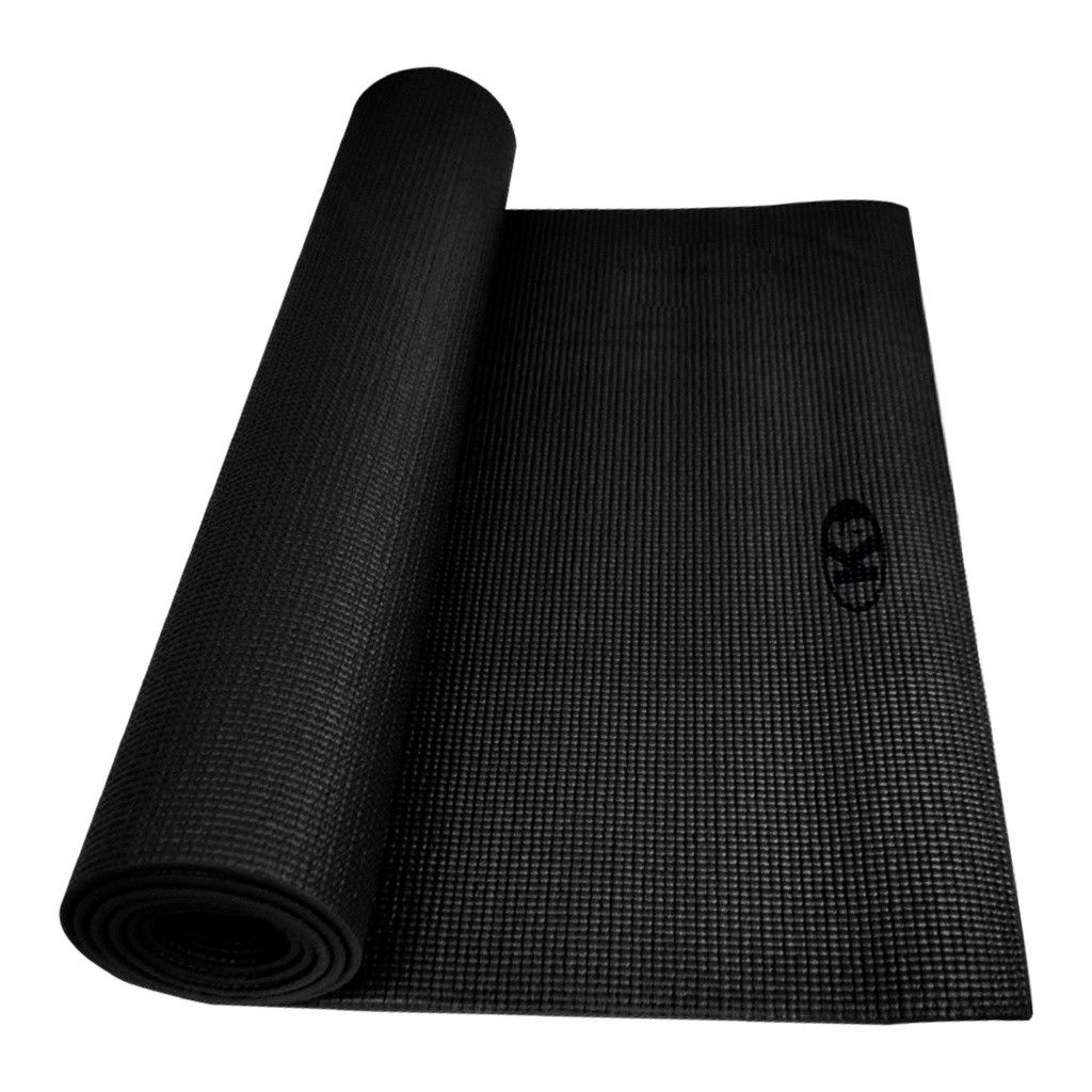 Colchoneta Tapete De Yoga Entrenamiento 3mm Negro