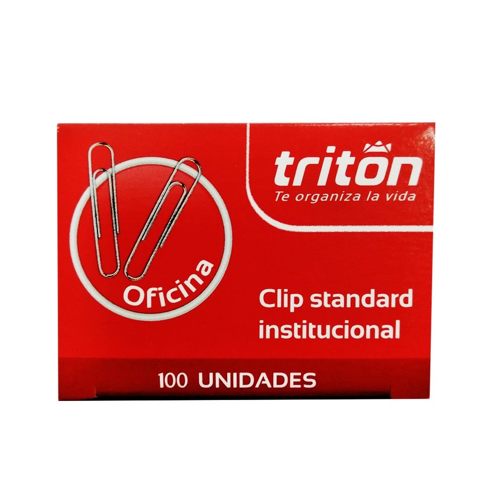Clip Triton Standard Metálico Institucional x100 und