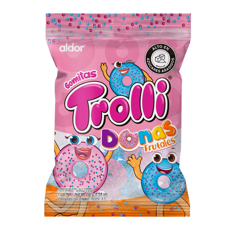 Gomitas Trolli Dona Frutales 57g