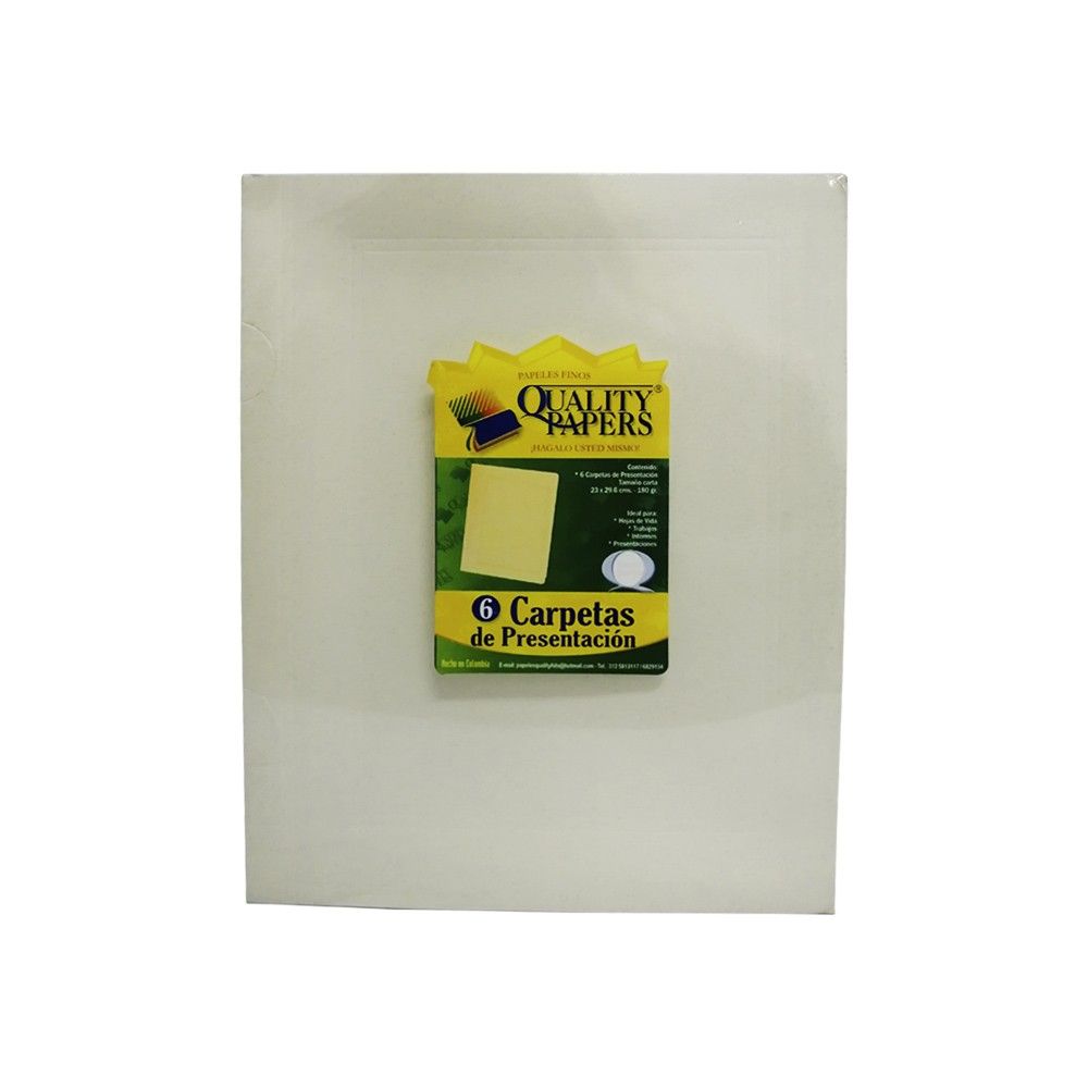 Carpeta de Presentación Carta Kimberly Marfil Granito x 6 und