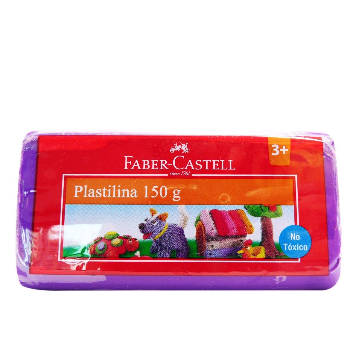 Plastilina Faber Castell Color Violeta 150Gr +3 años