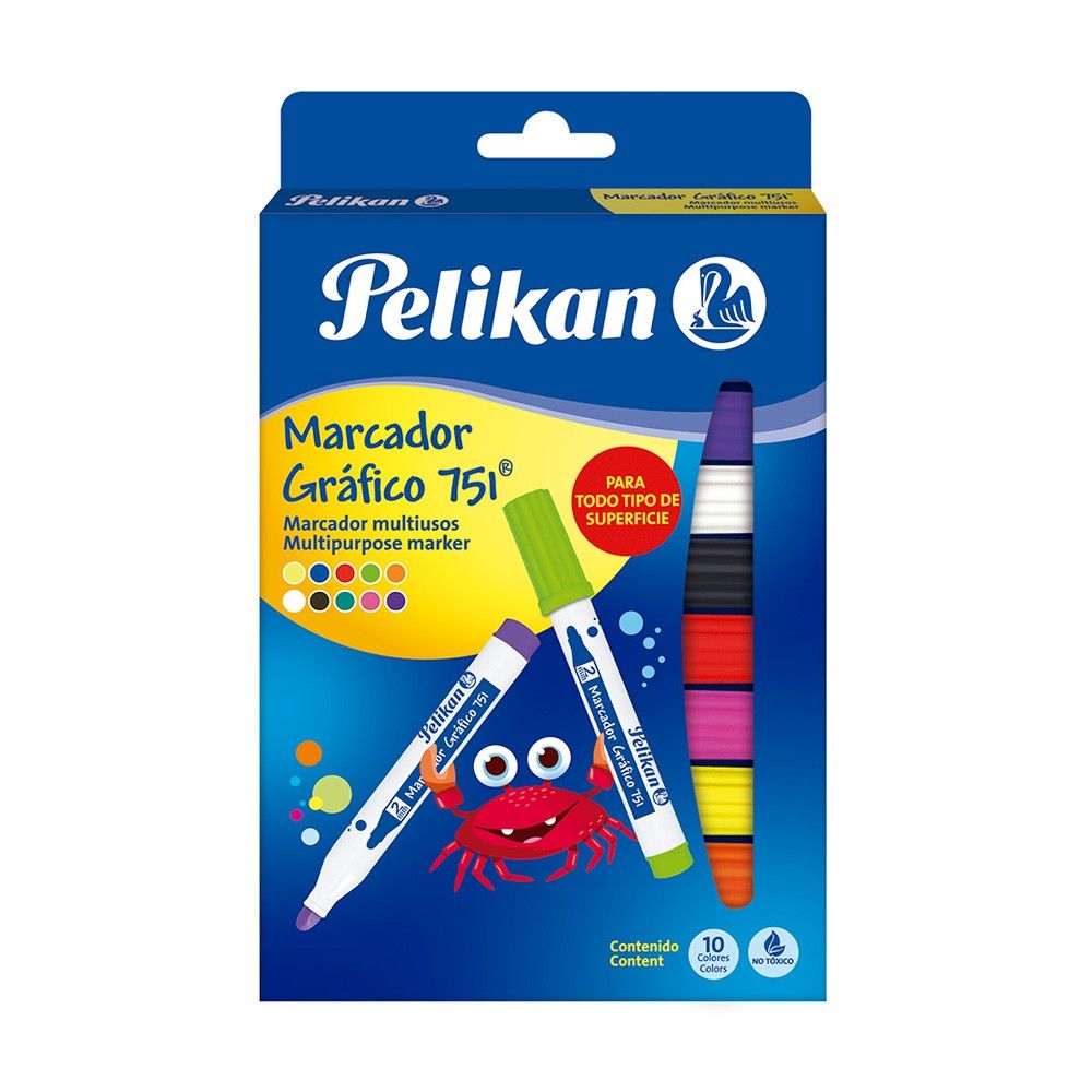 Marcador Pelikan Gráfico 751 x10 und
