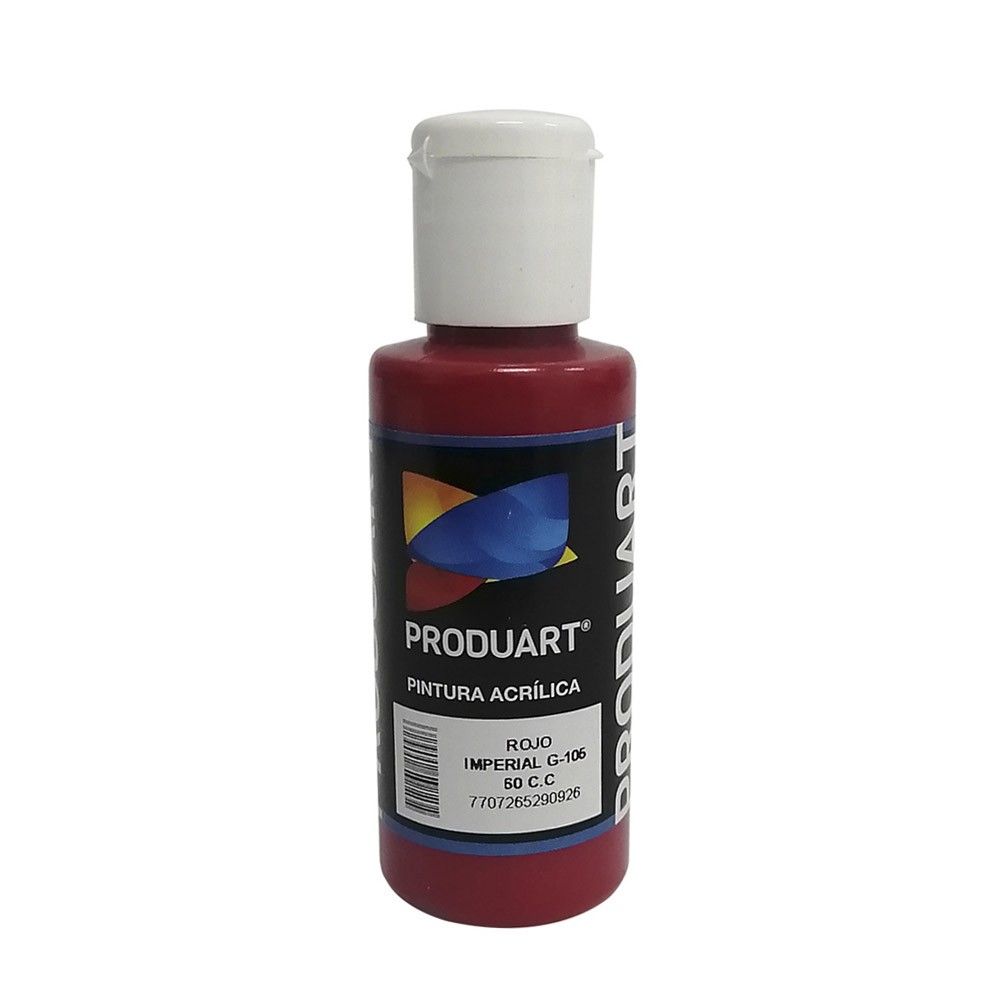 Acrílico Produart Color Rojo Imperial 105 60CC