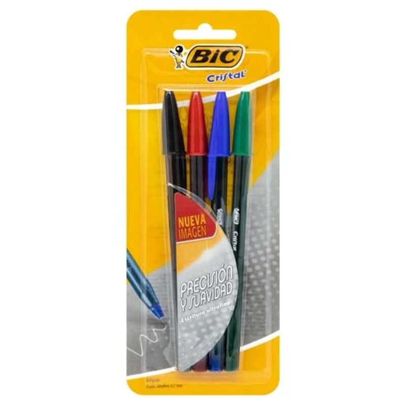 Boligrafo Bic Needle Clasico X4 Und