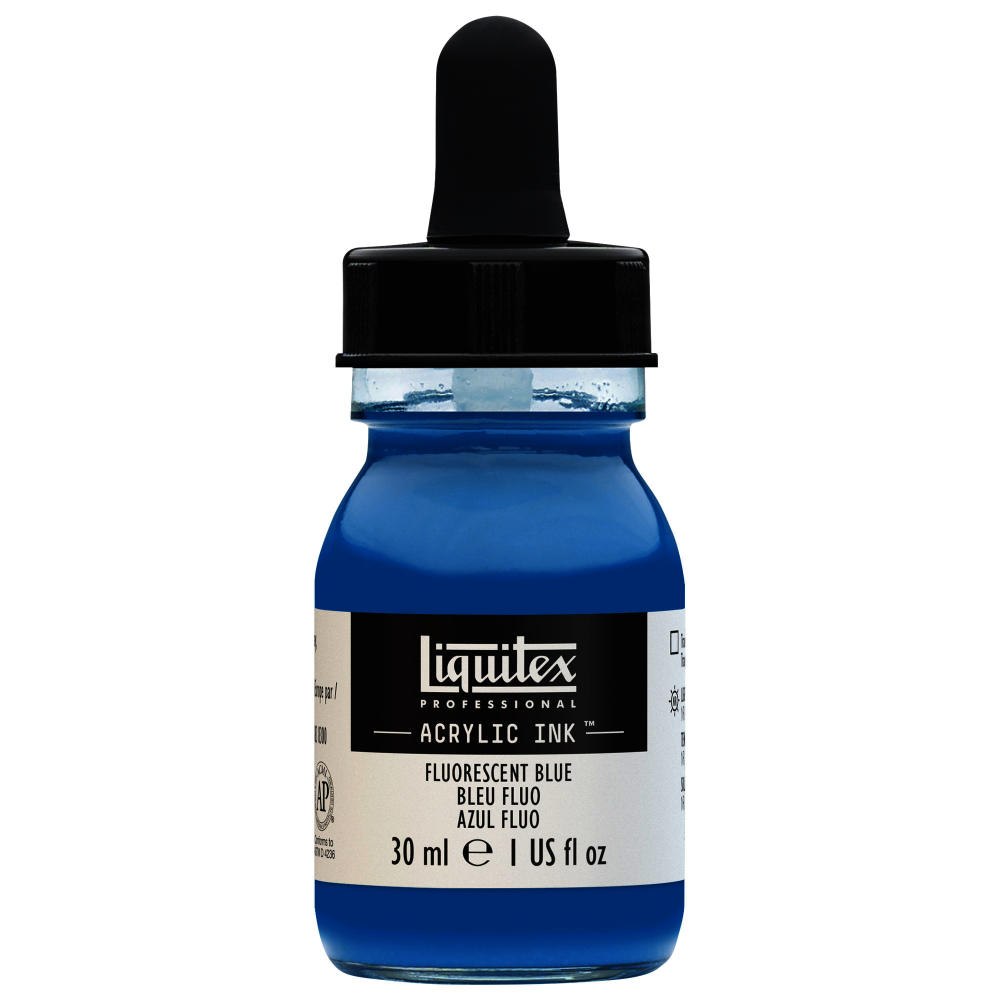 Tinta Liquitex Acrílica Azul Fluorescente N.984 30ml