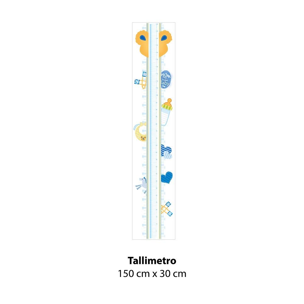 Tallímetro Decorativo Contact Film Baby Boy con Adhesivo 150cm x 30cm