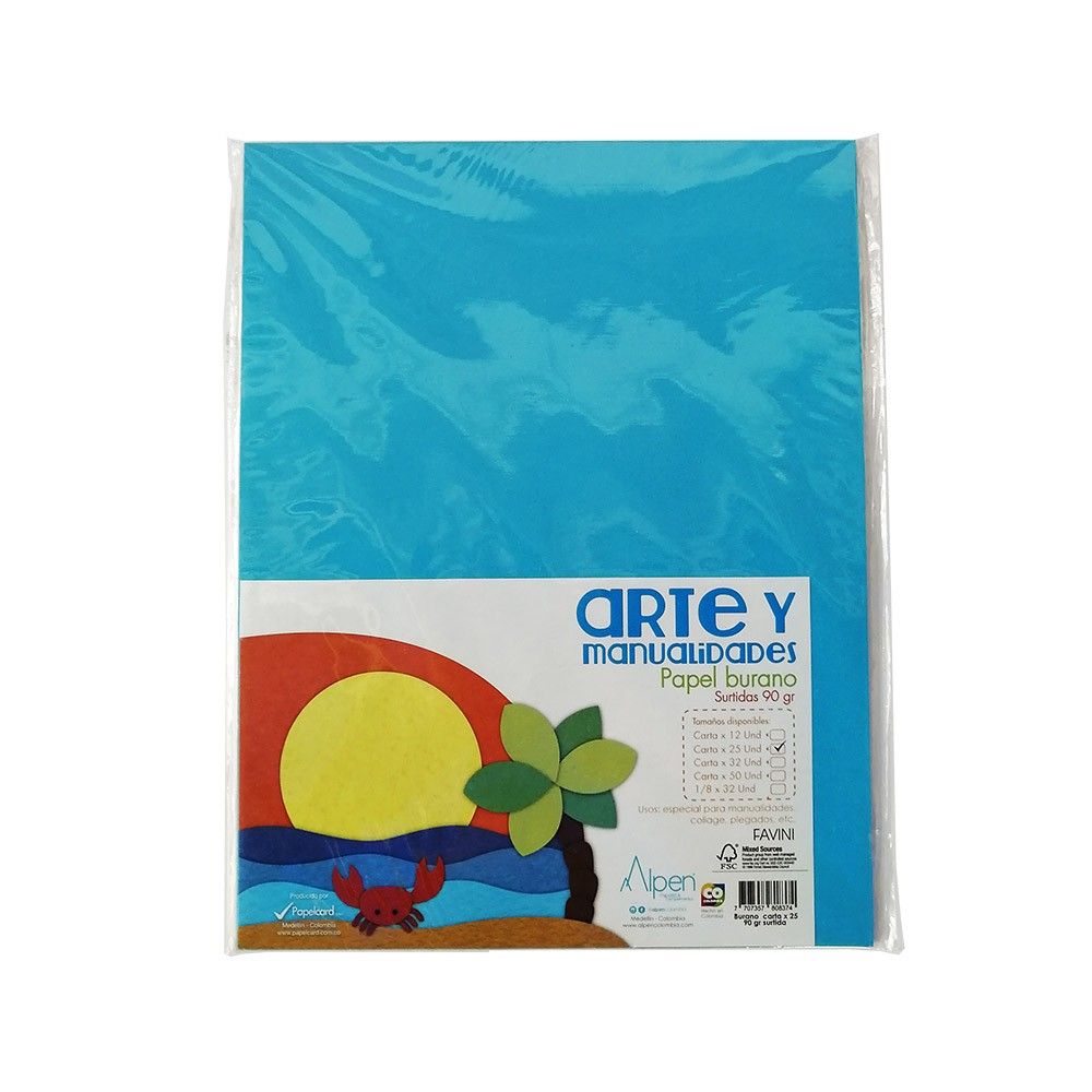 Paquete Burano Tamaño Carta 90gr x25 und