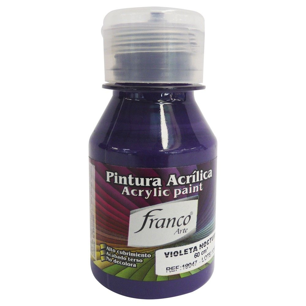 Acrílico Franco Arte Violeta Nocturno 60ml
