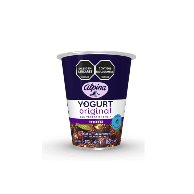 Yogurt Original Mora 150 Gr Alpina
