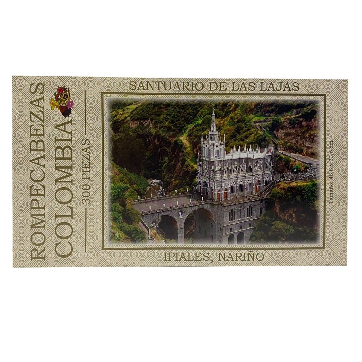 Rompecabezas 300 Piezas Santuario De Las Lajas