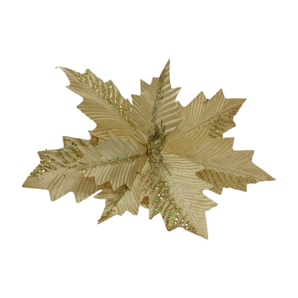 Adorno Flor 46X20Cm Dorado