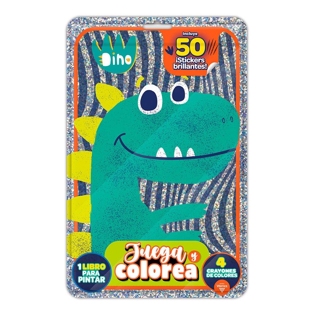 Dino Juega Y Colorea