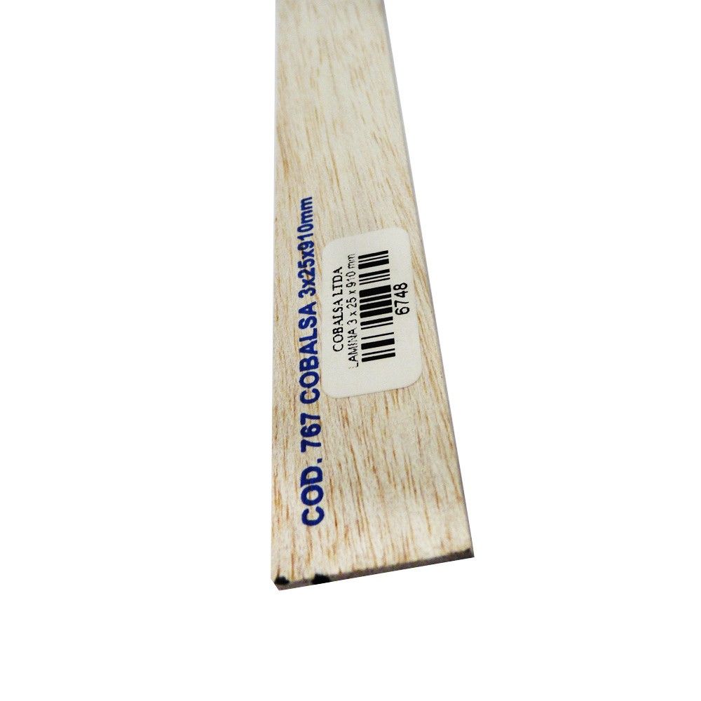Lamina De Balso 3 mm x 25 mm x 910 mm