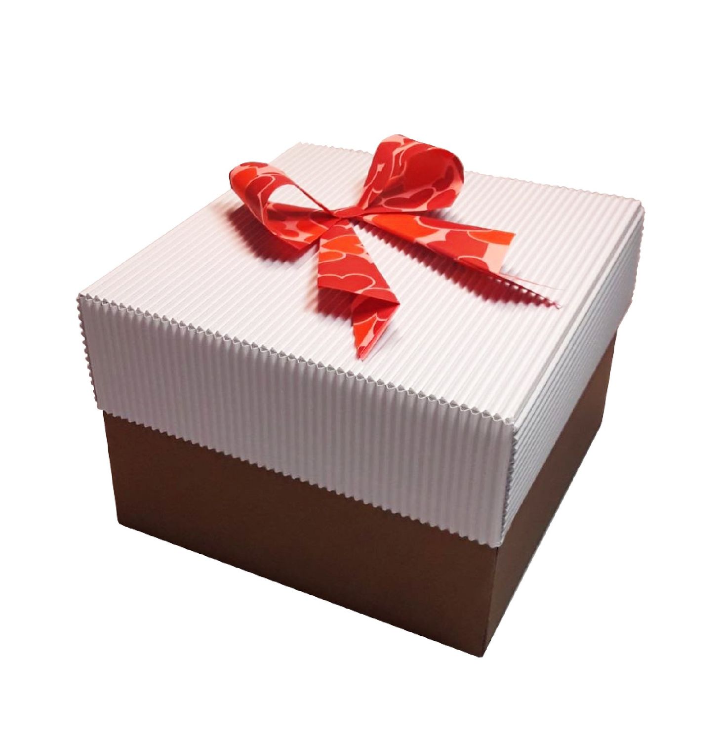 Caja De Regalo 15Cm Tapa Micro Blanco
