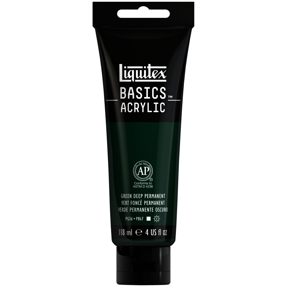 Acrílico Verde Permanente Oscuro N.350 118ml