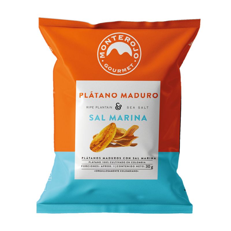 Platanos Maduro Sal Marina 30Gr Monterojo