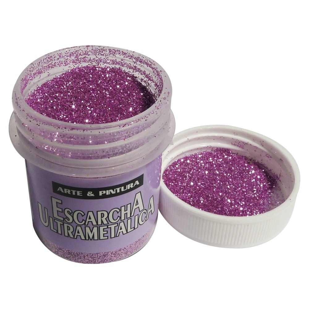 Escarcha Arte &amp; Pintura Rosa Ultrametal 30cc