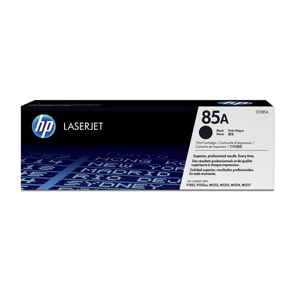 Cartucho de Tóner HP 85A Negro LaserJet Original (CE285A)