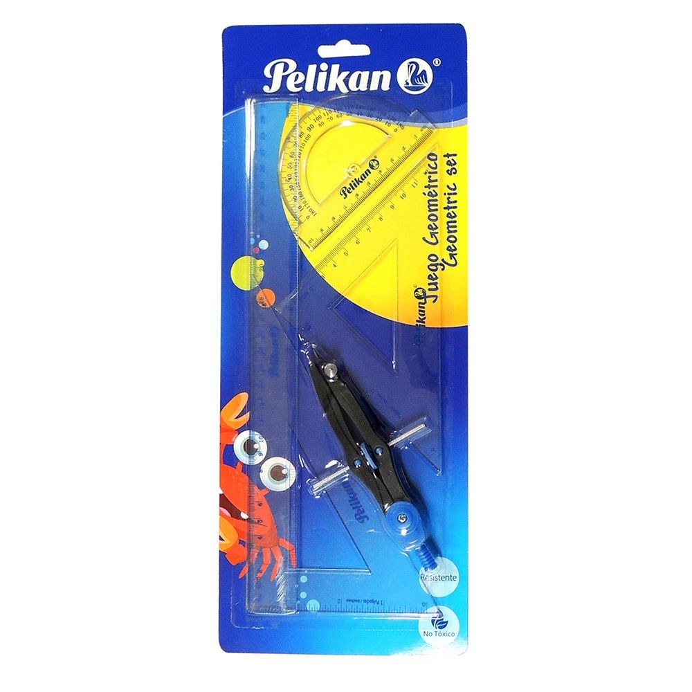 Juego Geométrico Pelikan 5 piezas