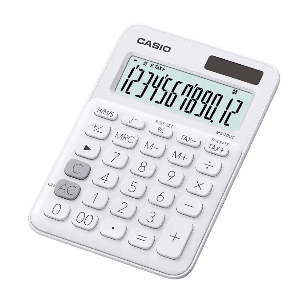 Calculadora Casio MS-20UC-WE/BK