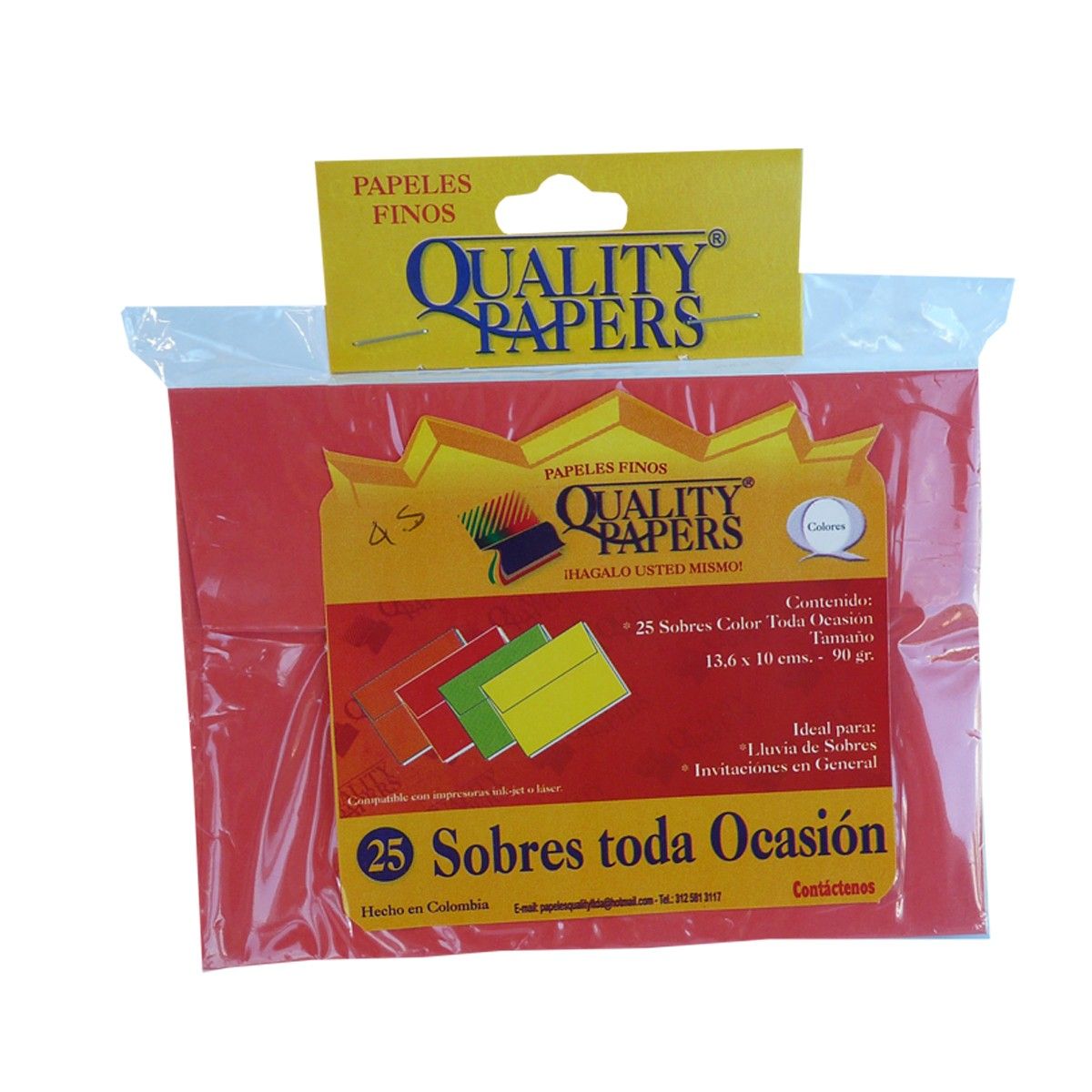 Sobre Quality Papers Kimberly toda Ocasión x25 und