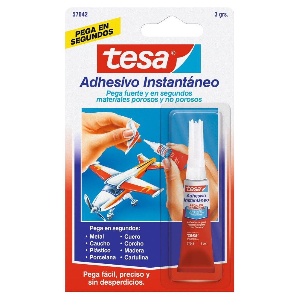 Pegante Tesa Adhesivo Instantáneo 3gr x1 und