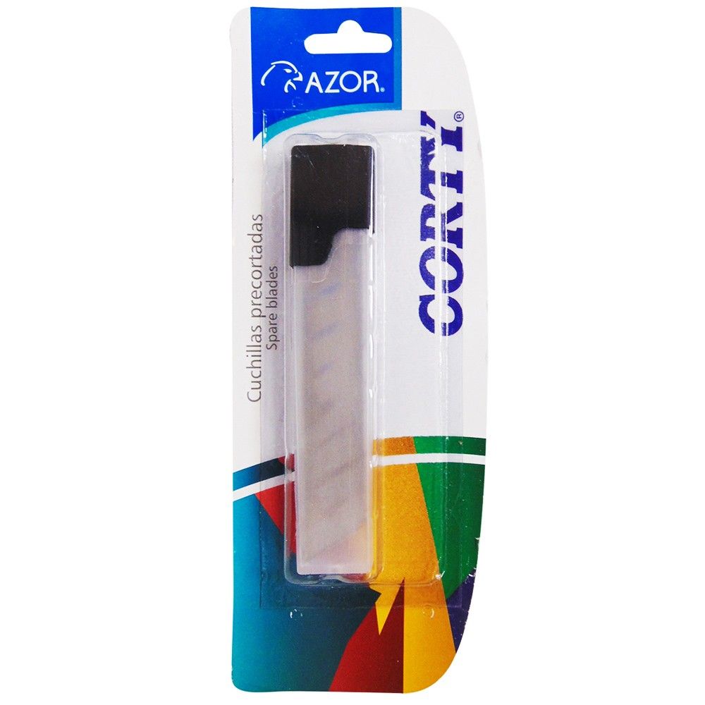 Cuchillas Azor Repuesto Cortador Grande 18mm x10 und