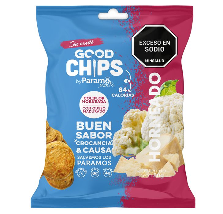 Good Chips Coliflor Con Queso 20g