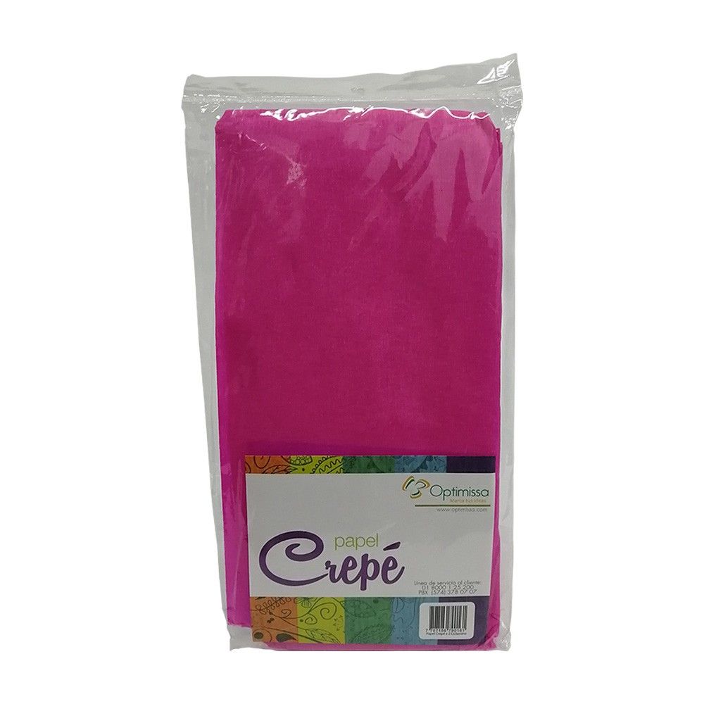 Papel Crepé Ciclamino 50 cm x 2 m X 2 und.