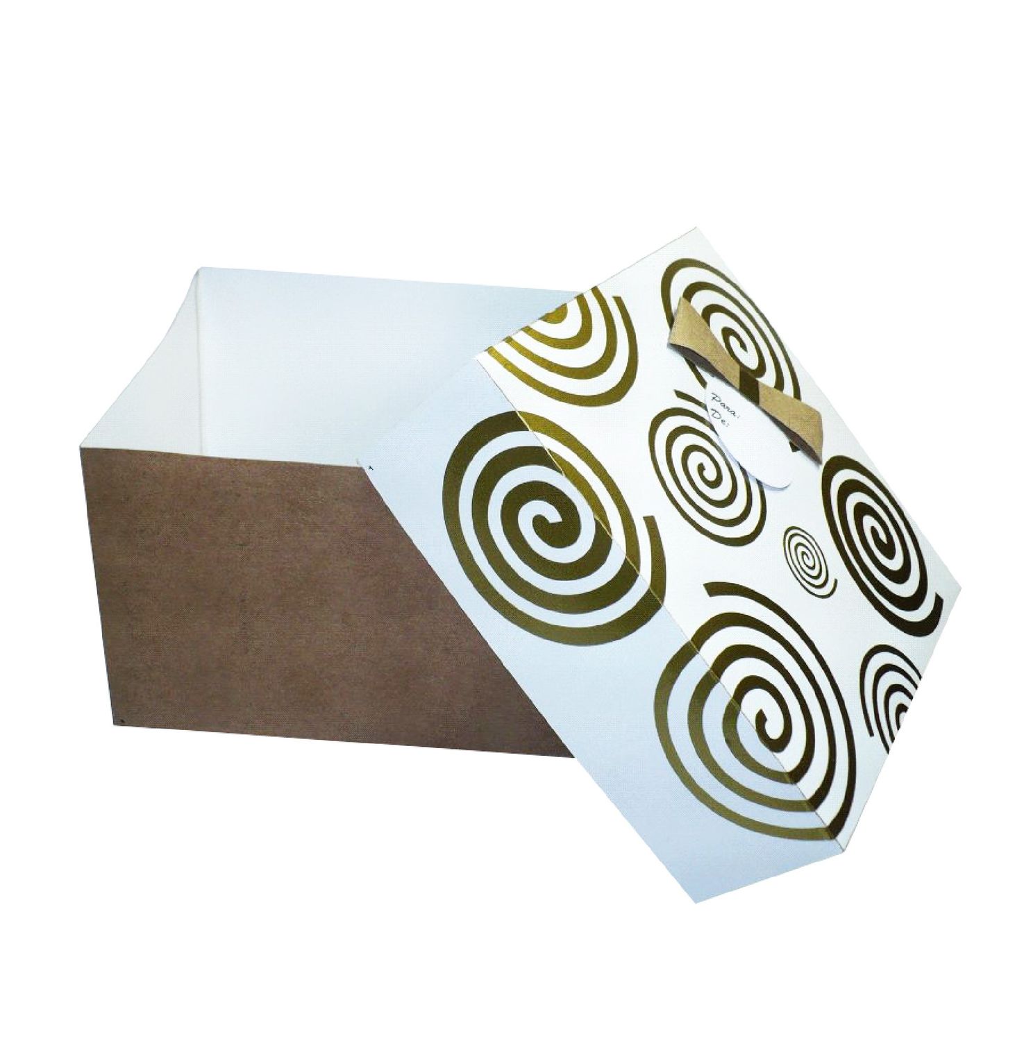 Caja De Regalo 15Cm Tapa Decorada