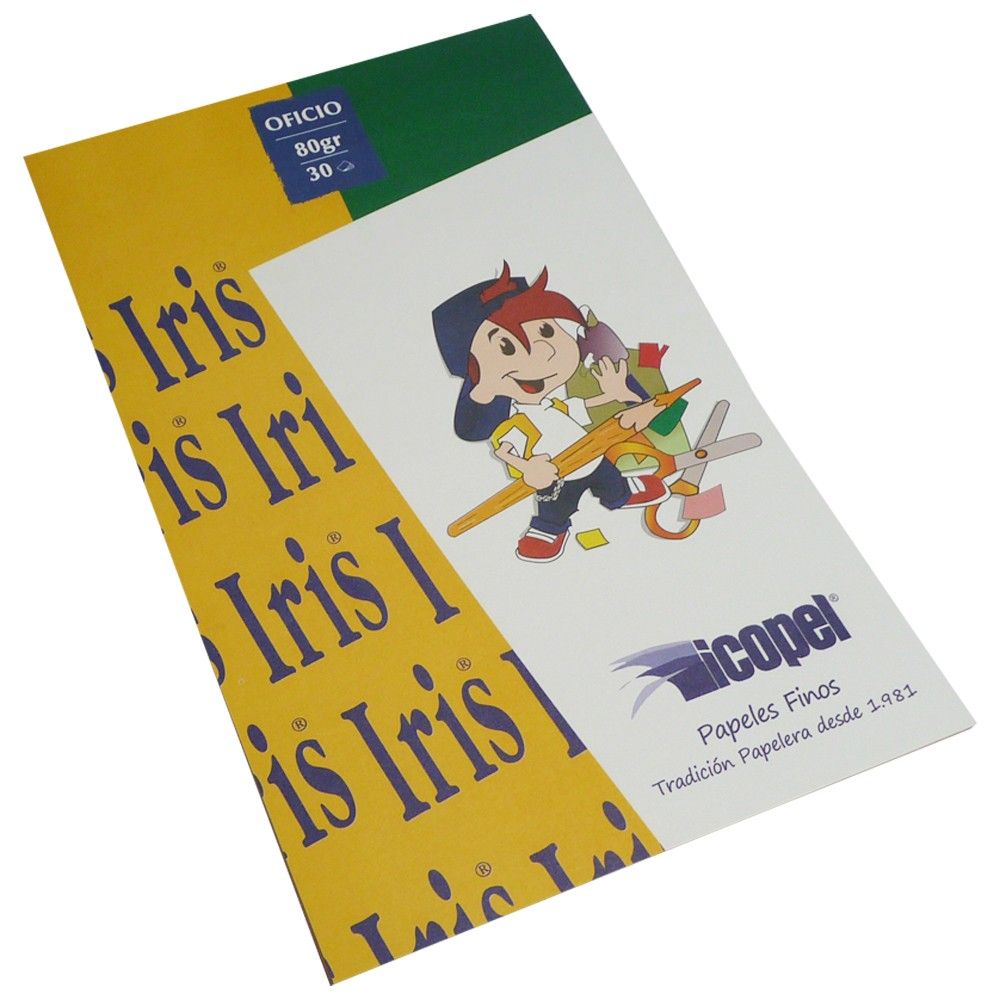 Block Iris Icopel Tamaño Oficio 80gr x30 hojas